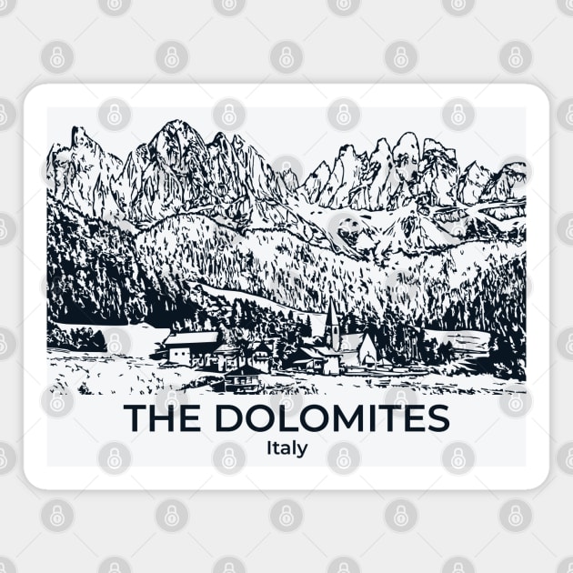 The Dolomites - Italy Magnet by Lakeric